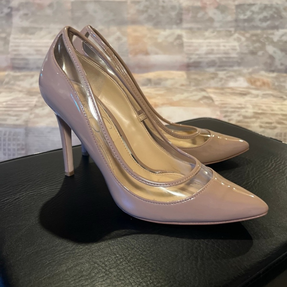Jessica Simpson Nude Stiletto Heels size 8.5